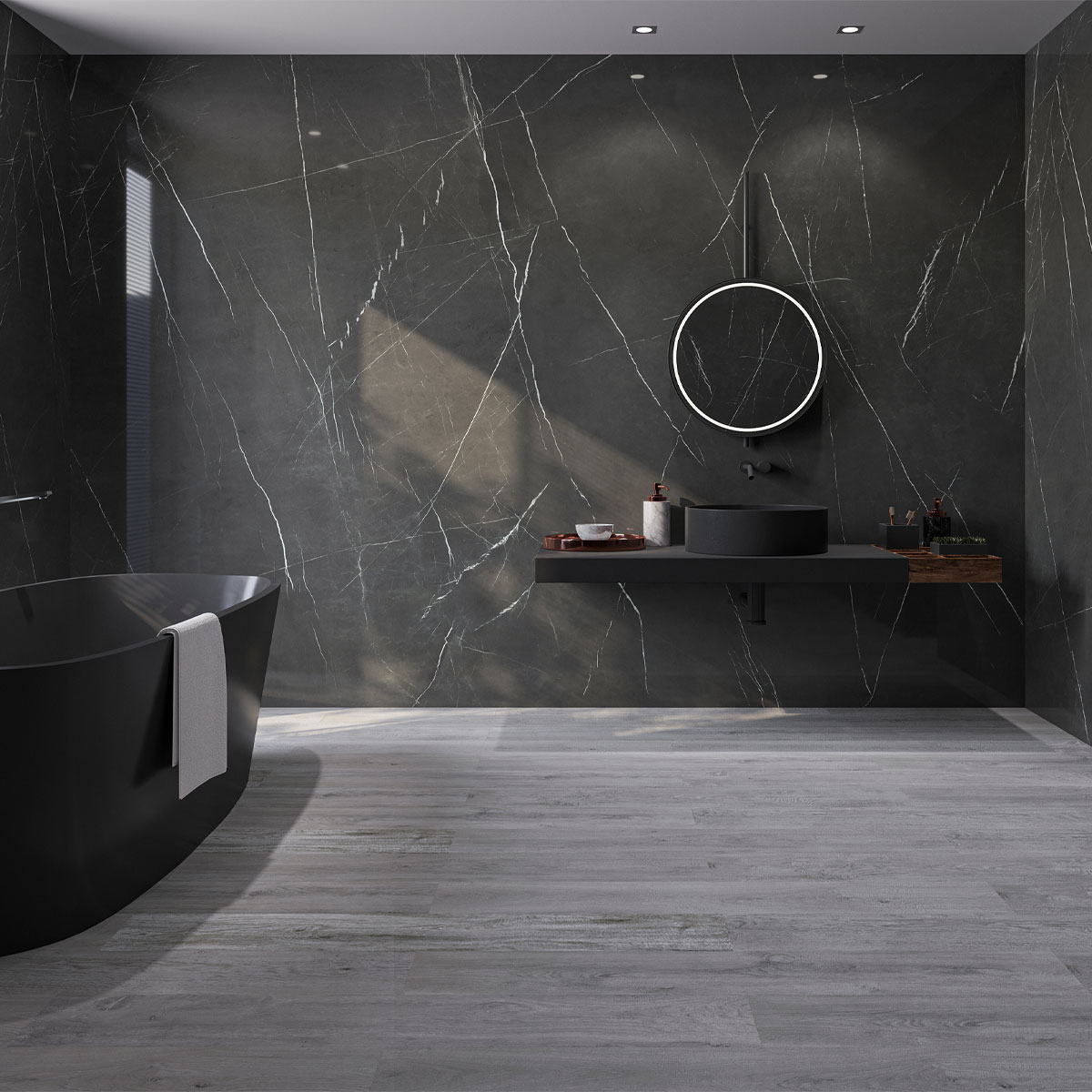 Nero marquina&Parquet | Mahceram Ceramic Tiles